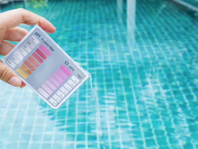correction du pH de la piscine