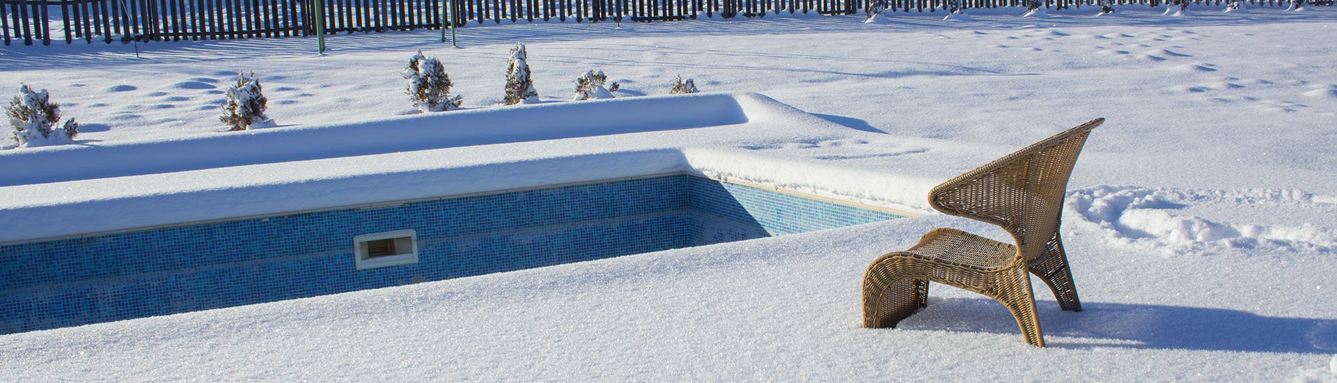 Piscine enterrée en hiver